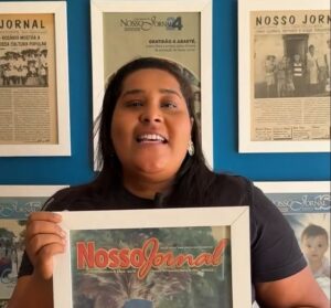 Lidiane: “Eu faço parte da história do Nosso Jornal”