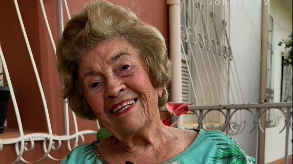 Dona Atélia Álvares da Silva, Telita. Com 92 anos de vida e muito amor pela Cidade-Menina