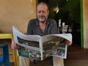 Iniciamos a distribuição do Nosso Jornal impresso em Abaeté.