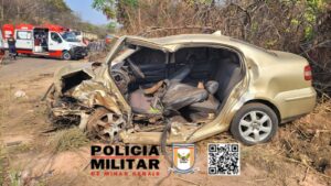 Jovem morre em acidente na MG 164 em Martinho Campos