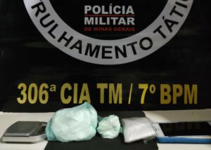 Pompéu – Homem é preso suspeito de tráfico de drogas