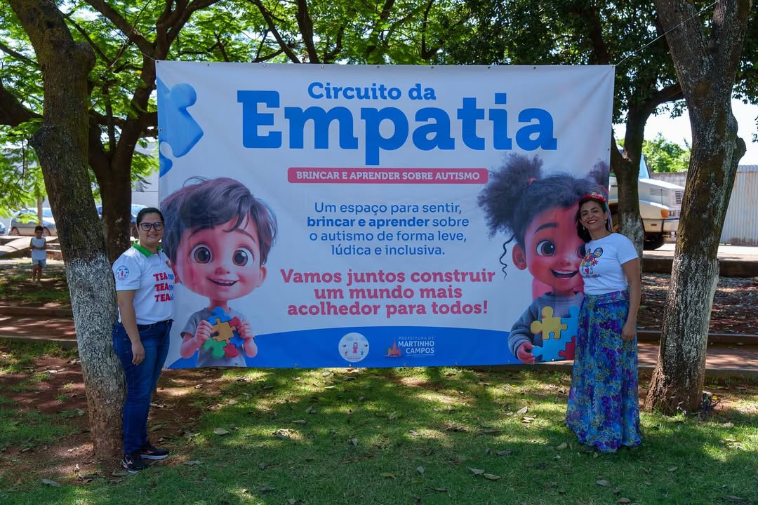 Circuito da Empatia reúne comunidade em Martinho Campos em celebração à conscientização do autismo