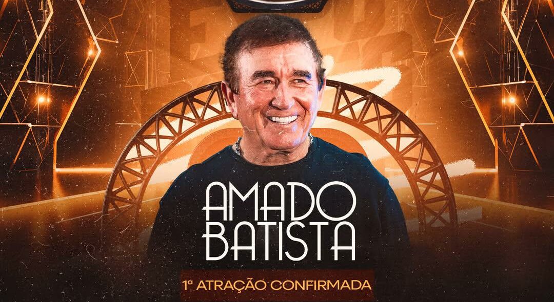 EXPODORES 2025 confirma Amado Batista como atração principal dos 60 anos da festa!