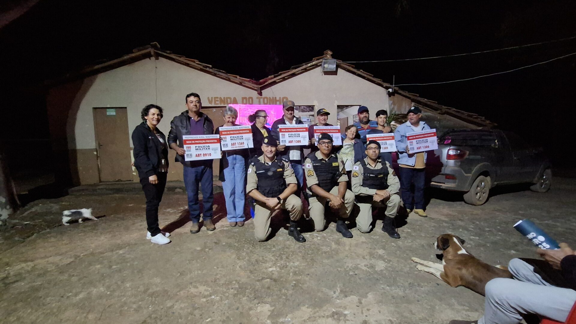 Patrulha Rural da PMMG realiza reunião comunitária em Abaeté