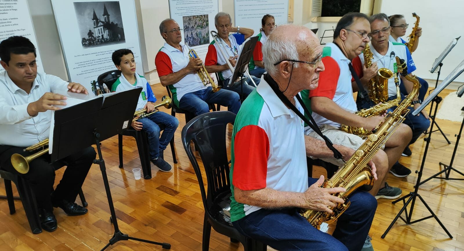 Espaço Cultural Renato Andrade recebeu o primeiro sarau da Banda Municipal de Abaeté