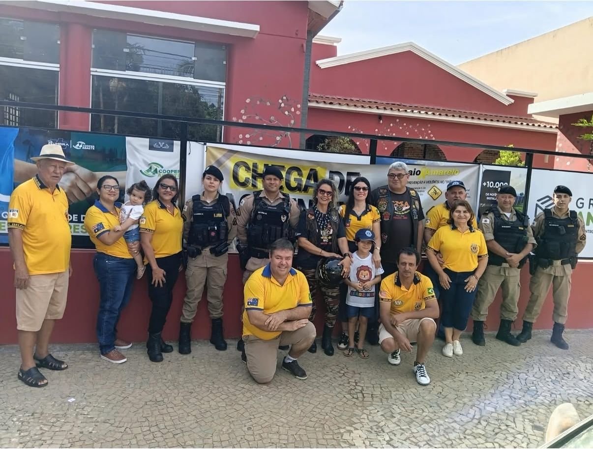 Ação do Maio Amarelo promove conscientização no trânsito em Abaeté